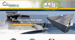 Desktop Screenshot of coastlinemarinetanks.com